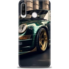 Huawei P30 Lite Kılıf Hd Baskılı Kılıf + Nano Tam Kaplayan Ekran Koruyucu 486
