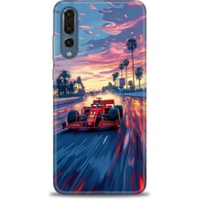 Huawei P20 Pro Kılıf Hd Baskılı Kılıf + Nano Tam Kaplayan Ekran Koruyucu 102