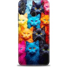 Huawei Honor 8x Kılıf Hd Baskılı Kılıf + Nano Tam Kaplayan Ekran Koruyucu 70