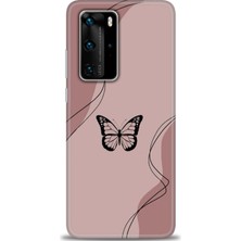 Huawei P40 Pro Kılıf Hd Baskılı Kılıf + Nano Tam Kaplayan Ekran Koruyucu 183