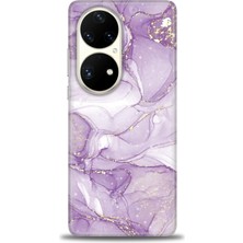 Huawei P50 Pro Kılıf Hd Baskılı Kılıf + Nano Tam Kaplayan Ekran Koruyucu 320