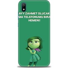 Huawei Y5 2019 Kılıf Hd Baskılı Kılıf + Nano Tam Kaplayan Ekran Koruyucu 154