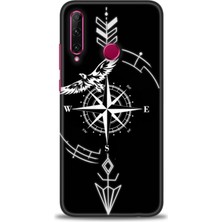 Huawei Honor 20 Lite Kılıf Hd Baskılı Kılıf + Nano Tam Kaplayan Ekran Koruyucu 90