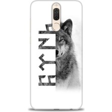 Huawei Mate 10 Lite Kılıf Hd Baskılı Kılıf + Nano Tam Kaplayan Ekran Koruyucu 469