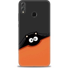 Huawei Honor 8x Kılıf Hd Baskılı Kılıf + Nano Tam Kaplayan Ekran Koruyucu 80