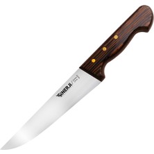 Wooden Venge Saplı Kasap Bıçağı 18,5 cm