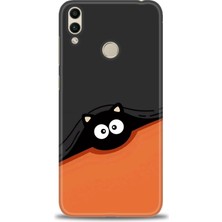 Huawei Honor 8c Kılıf Hd Baskılı Kılıf + Nano Tam Kaplayan Ekran Koruyucu 80
