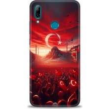 Huawei P Smart 2019 Kılıf Hd Baskılı Kılıf + Nano Tam Kaplayan Ekran Koruyucu 39