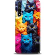 Huawei Honor 20 Kılıf Hd Baskılı Kılıf + Nano Tam Kaplayan Ekran Koruyucu 70
