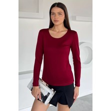 V Yaka Basıc Bluz P-00018596