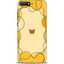 Huawei Y6 2018 Kılıf Hd Baskılı Kılıf + Nano Tam Kaplayan Ekran Koruyucu 184