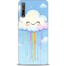 Huawei Y8P Kılıf Hd Baskılı Kılıf + Nano Tam Kaplayan Ekran Koruyucu 307