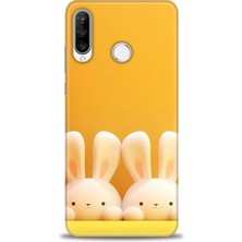 Huawei P30 Lite Kılıf Hd Baskılı Kılıf + Nano Tam Kaplayan Ekran Koruyucu 78