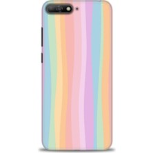 Huawei Y6 2018 Kılıf Hd Baskılı Kılıf + Nano Tam Kaplayan Ekran Koruyucu 428
