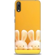 Huawei Y7 Prime 2019 Kılıf Hd Baskılı Kılıf + Nano Tam Kaplayan Ekran Koruyucu 78