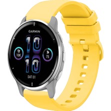 Garmin Venu2 Plus ile Uyumlu Kordon Jel Silikon Tokalı Kayış