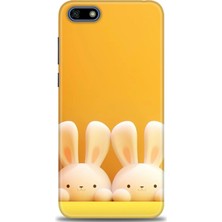Huawei Y5 2018 Kılıf Hd Baskılı Kılıf + Nano Tam Kaplayan Ekran Koruyucu 78