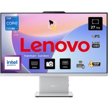 Lenovo Ideacentre Aıo 27IRH9 Intel Core I7-13620H 32GB 1tb SSD 27'' Fhd IPS Windows 11 Pro F0HM004JTR11 Kablosuz Klavye+Mouse Beyaz All In One Bilgisayar+Snertech