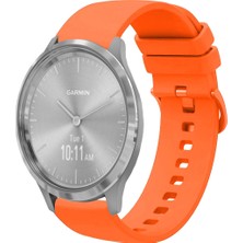 Garmin Vivomove 3 ile Uyumlu Kordon Jel Silikon Tokalı Kayış