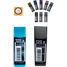 120 Li Uç 0,7 mm (2 Paket) 60 mm  Südor