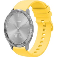 Garmin Vivomove 3 ile Uyumlu Kordon Jel Silikon Tokalı Kayış