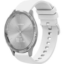 Garmin Vivomove 3 ile Uyumlu Kordon Jel Silikon Tokalı Kayış
