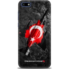 Huawei Y5 2018 Kılıf Hd Baskılı Kılıf + Nano Tam Kaplayan Ekran Koruyucu 37