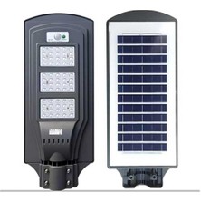 Ekim Aydinlatma 180W Solar Dış Mekan Sokak Armatürü Uzaktan Kumandalı Beyaz Işık