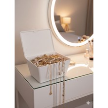 Saban Beyaz, Kapaklı Saklama Ve Takı Kutusu - Brasil Model