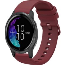 Garmin Venu ile Uyumlu Kordon Jel Silikon Tokalı Kayış