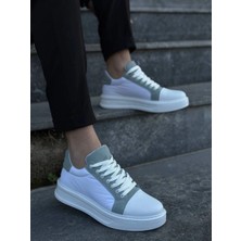 KB-X46 Kuback Beyaz Bebe Mavi Yüksek Beyaz Taban Günlük Spor Ayakkabı