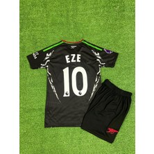 Arsenal 2024/25 Yeni Sezon Eze Deplasman Çocuk Forması (Black)