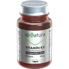 Venatura Vitamin K2 (Menakuinon 7) Takviye Edici Gıda 60 Kapsül