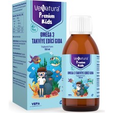 Venatura Kids Premium Omega 3 Takviye Edici Gıda 150 ml