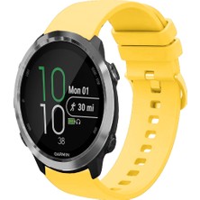 Garmin Forerunner 645 / 645 Music ile Uyumlu Kordon Jel Silikon Tokalı Kayış