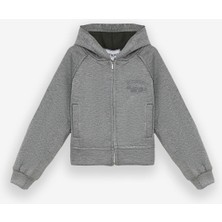 Bg Store Kız Çocuk Gri Eşofman Üstü