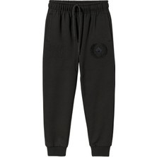 Erkek Garson Eşofman Jogger Erkek Çocuk Eşofman Alt T18EG-11318-SIYAH