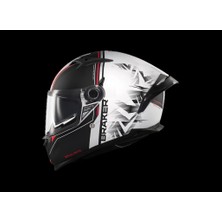 Kask mt Braker Sv Charm A1 Mat Siyah/beyaz