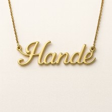 Kairos Jewelry 14 Ayar Altın El Yazısı İsim Kolye