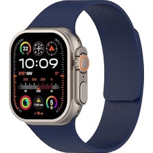 Sneezy Apple Watch 2-3-4-5-6-7-8-10 & Se Uyumlu Manyetik Desenli Spor Silikon Kordon (38/40/41 & 42 Mm)