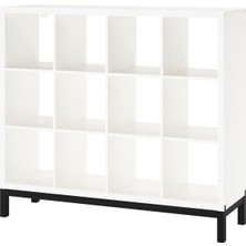 Hobiurun Açık raf ünitesi, beyaz-siyah, 147x129 cm