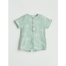 Lc Waikiki Yeni Sezon Bisiklet Yaka Erkek Bebek Müslin Tulum