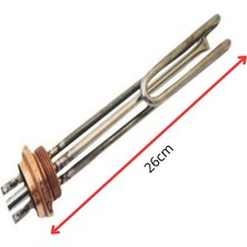 İnox Rezistans 11/2'' 220 Volt 2500 Watt Krom Pot Isıtıcı Adet