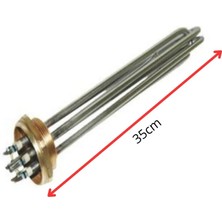İnox Rezistans 2'' Inç 6000 Watt Krom Trf Isıtıcı Adet
