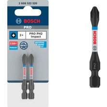 Bosch Vidalama Bitsi Pro PH2 İmpact 2'Lİ 2.608.522.520