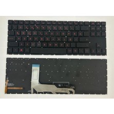 Nion Hp 15-EN1019NT 4H1U3EA Uyumlu Notebook Klavye (Siyah-Kırmızı Işıklı Tr)