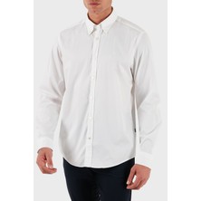 Boss Pamuklu Slim Fit Düğmeli Yaka Uzun Kollu Gömlek Erkek Gömlek 50545227 100