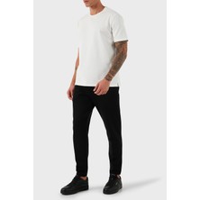 Emporio Armani Çimalı Pamuklu Regular Fit Normal Bel Lastikli Paça Pantolon Erkek Pantolon EM003051 AF10013 UC001