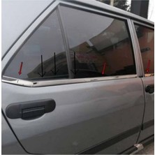 Egzozcum Tofaş Fiat Cam Çıtası Krom Paslanmaz 4 Parça Takım Şahin/kartal/doğan