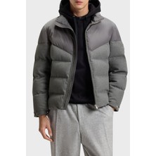 Boss Kapitoneli Regular Fit Dik Yaka Su Geçirmez Şişme Mont Erkek Mont 50548810 030